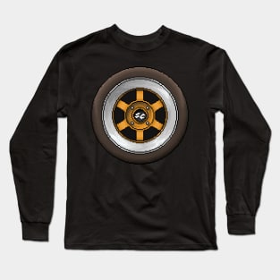 Pixelart Wheel Long Sleeve T-Shirt